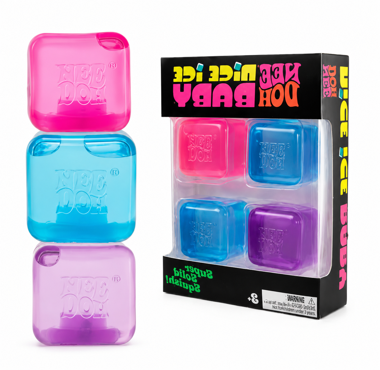 NeeDoh Nice Cube 4-Pack