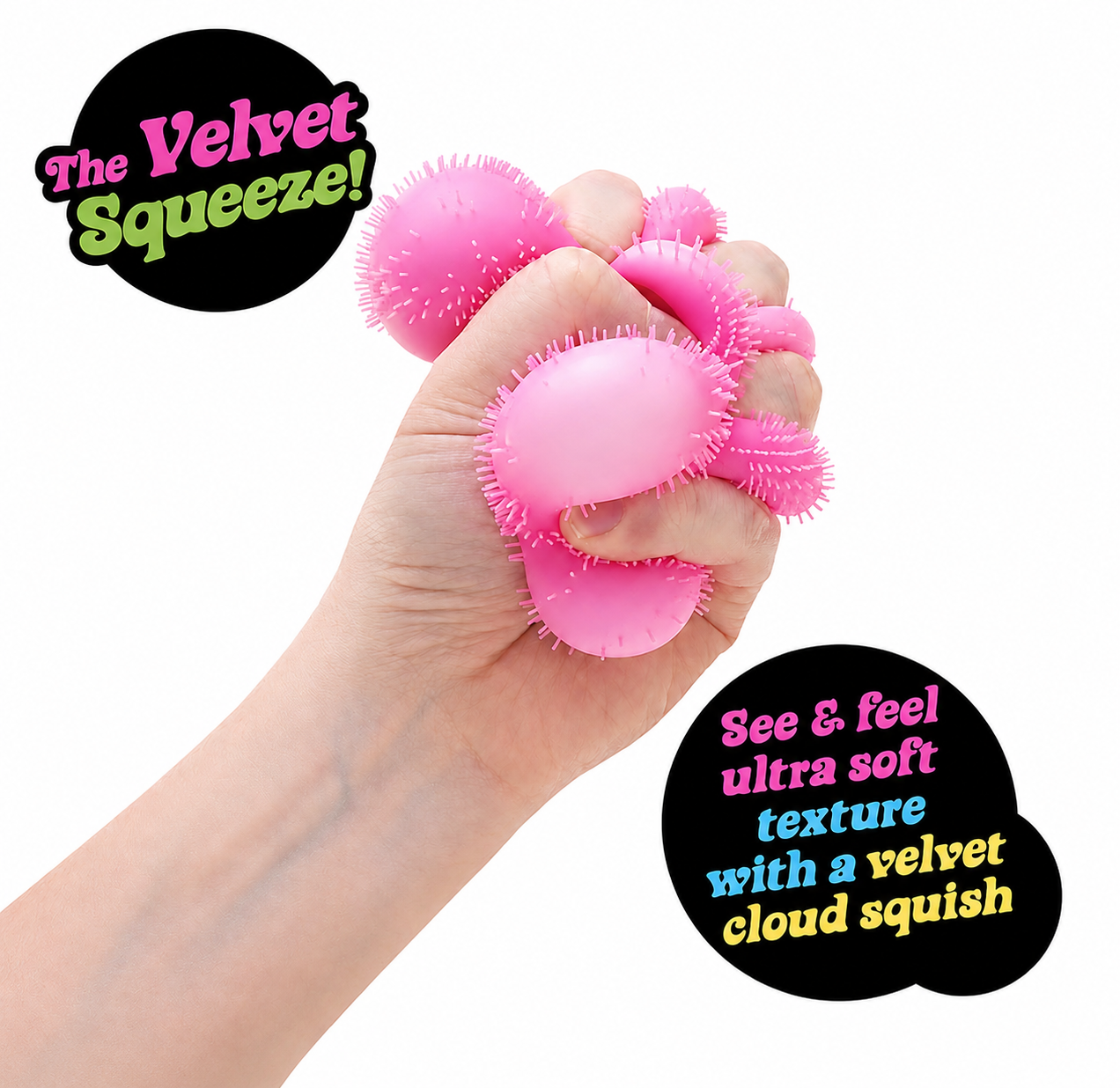 NeeDoh Fuzz Ball - Flower Power
