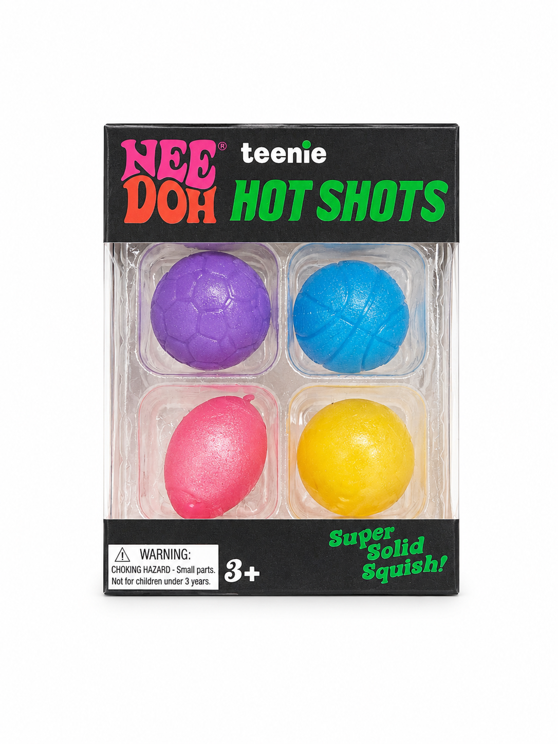 NeeDoh Teenie Hot Shots 4-Pack