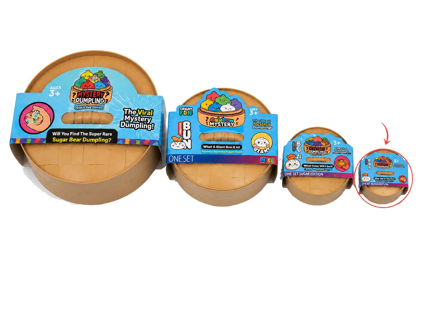 Mini Mystery Dumpling – Sugar Edition Squishy Toy
