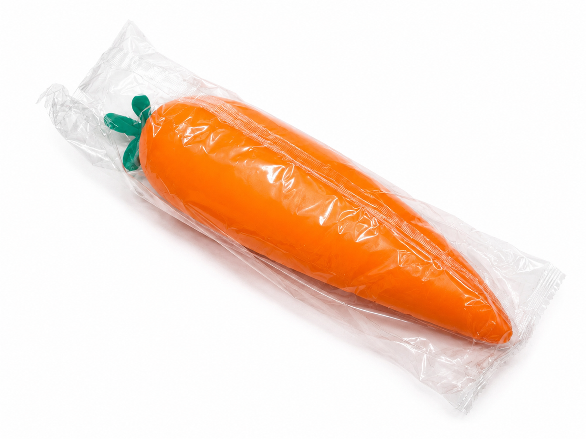 Jumbo Carrot Squishy – Giant Soft & Satisfying Sensory Toy