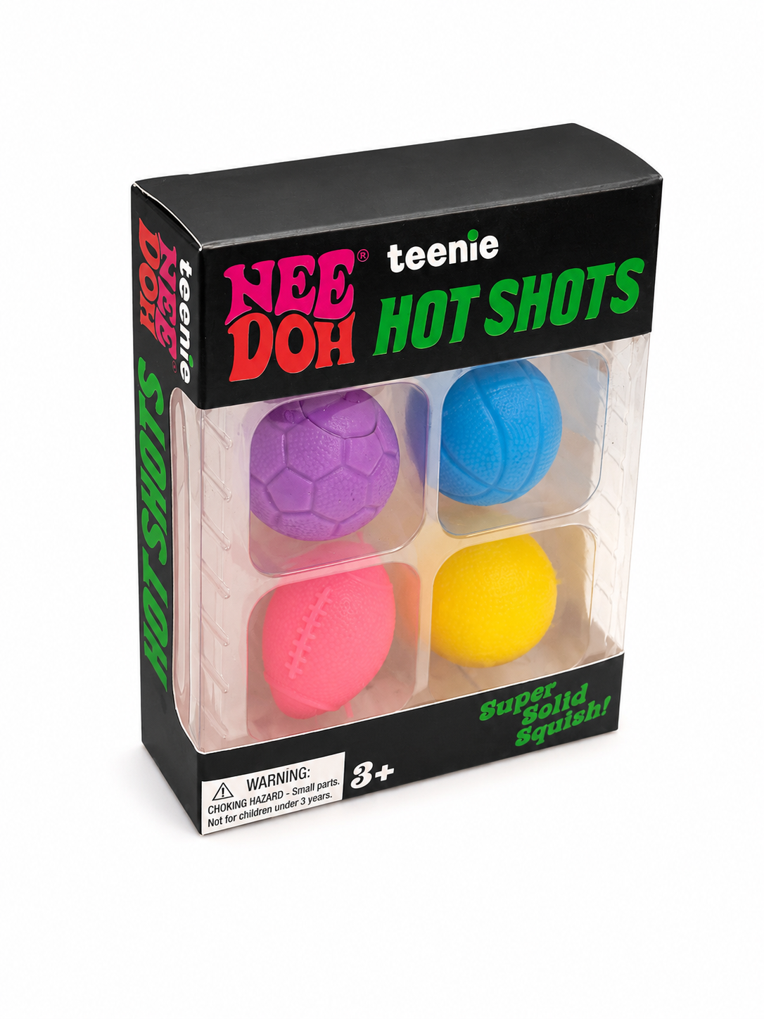 NeeDoh Teenie Hot Shots 4-Pack