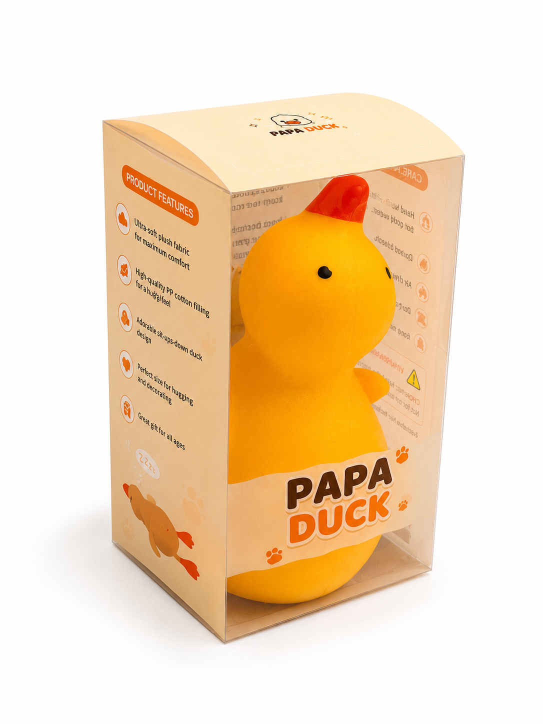 Jumbo Papa Duck Squishy – Giant Soft & Satisfying Sensory Toy