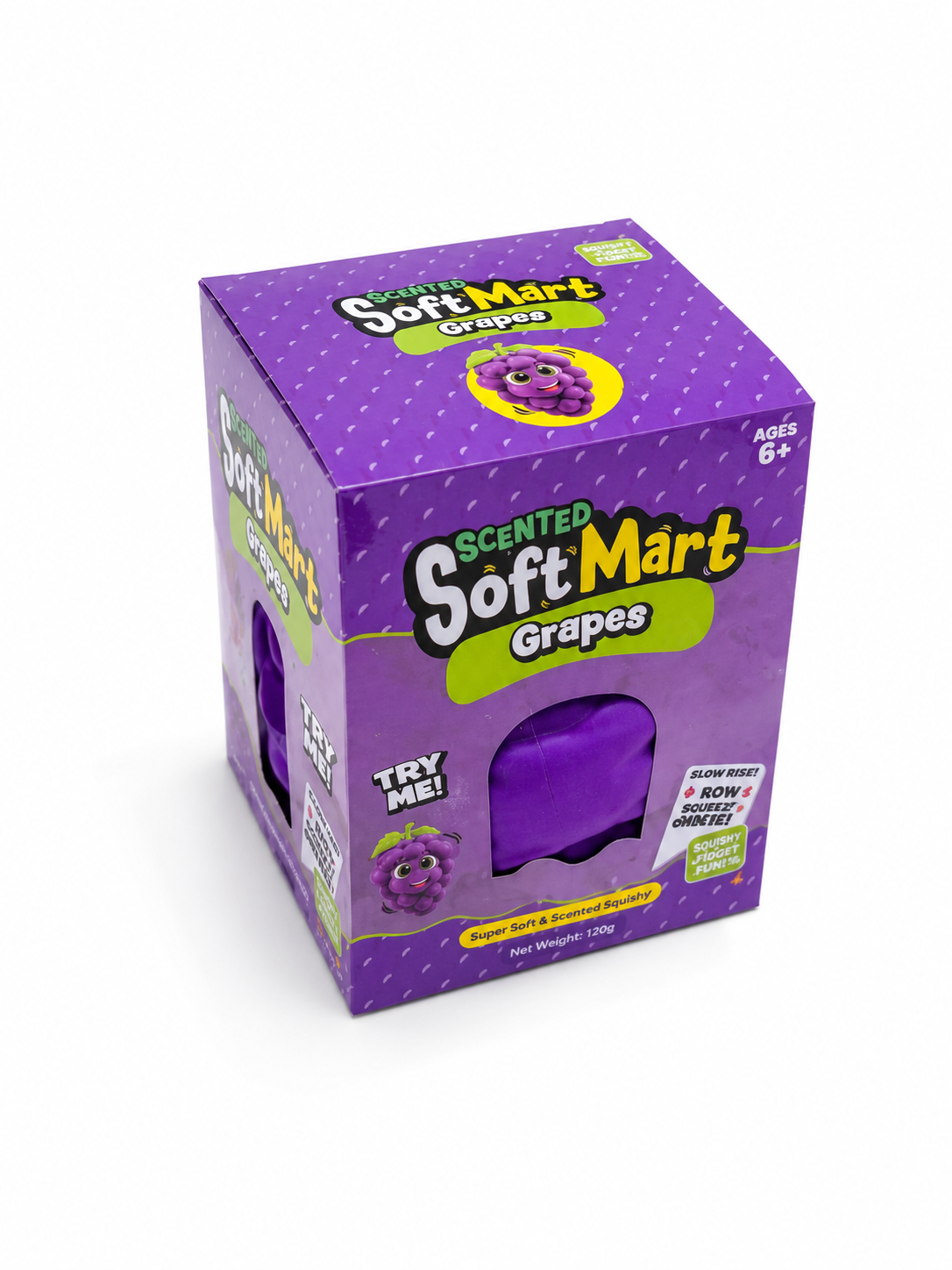 Jumbo Grape Squishy – Giant Soft & Satisfying Sensory Toy