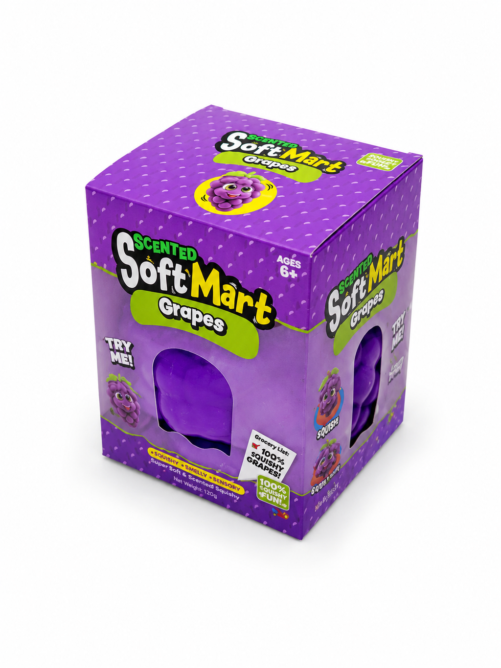 Jumbo Grape Squishy – Giant Soft & Satisfying Sensory Toy