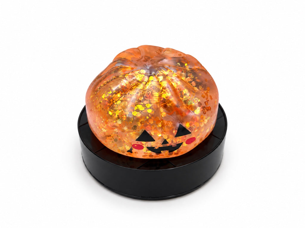 Halloween Mystery Dumpling Marble Edition glitter pumpkin reveal example