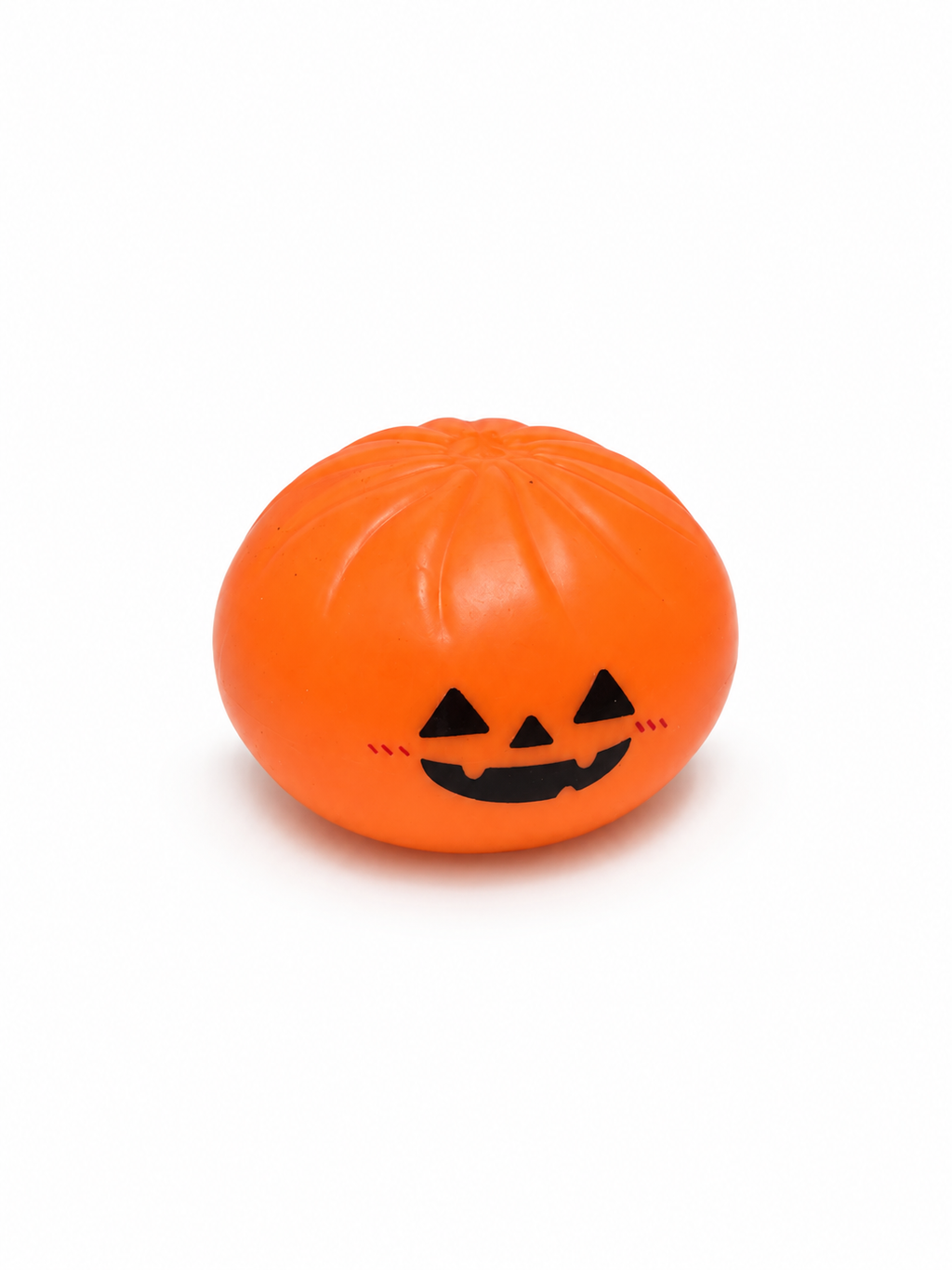 Orange Halloween pumpkin dumpling squishy front view