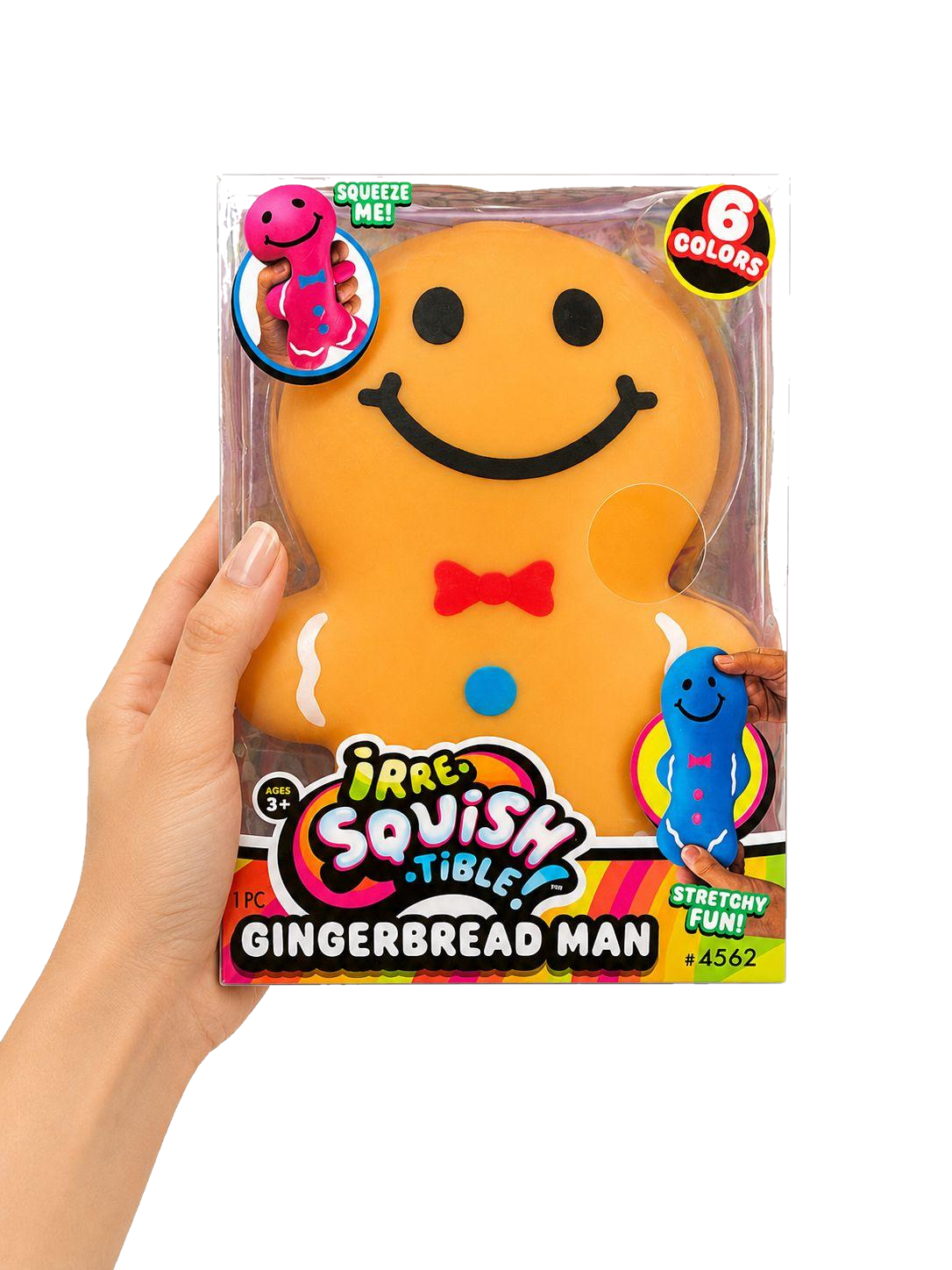Irre-Squish-tible Gingerbread Man