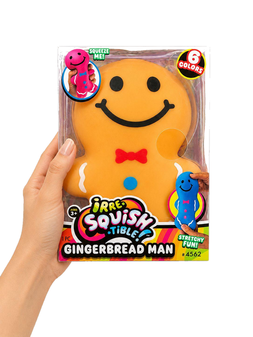 Irre-Squish-tible Gingerbread Man