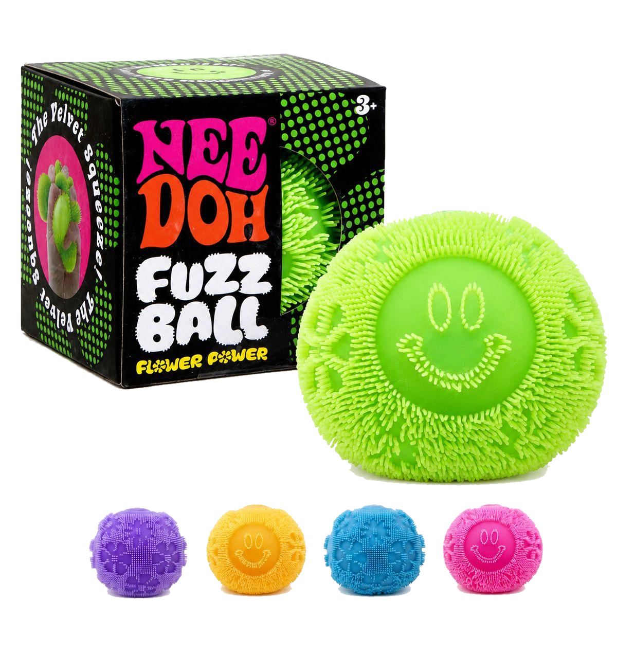 Nee Doh Fuzz Ball - Flower Power